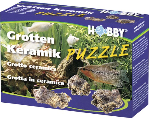 Aquariumdekoration HOBBY Grottenpuzzle-Keramik