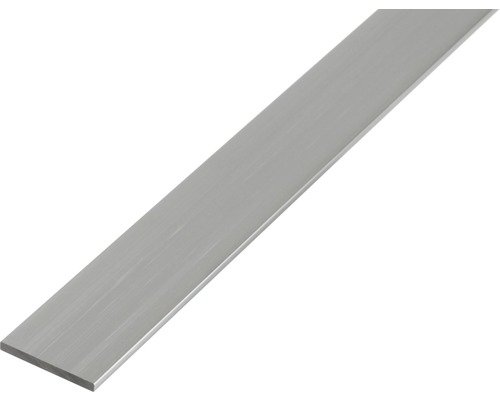 Barre plate Aluminium argent 20 x 5 x 5 mm , 2 m