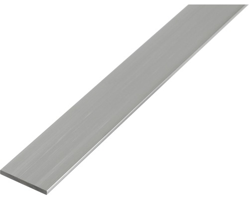 Profilé plat alu argent anodisé 30x2 mm 2 m