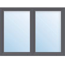 Kunststofffenster 2.Flg. ARON Basic weiss/anthrazit 1050x500 mm-thumb-0