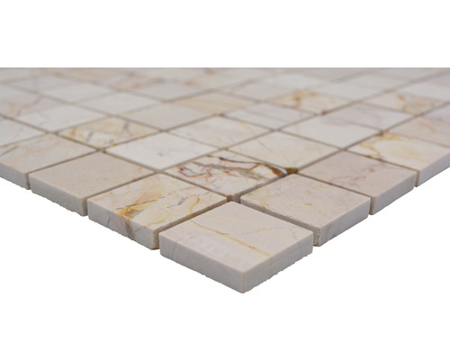 Gros plan de carreaux de mosaïque en marbre