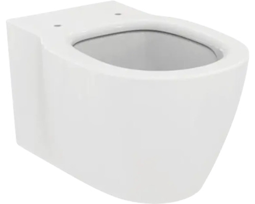 WC à fond creux sans rebord Ideal STANDARD Connect blanc suspendu au mur Aquablade E047901