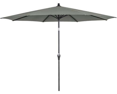 Parasol à manche central Avio Siena Garden Ø 300 cm gris foncé