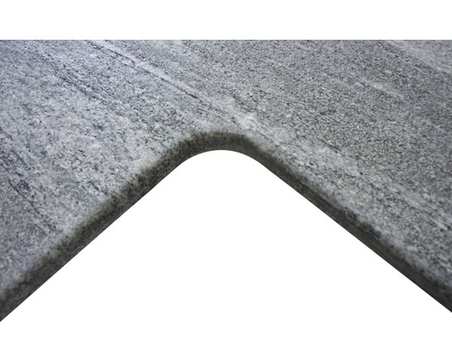 Granit-Arbeitsplatte mit abgerundeter Ecke