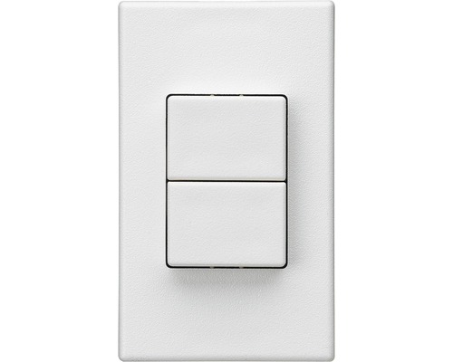 FLF UP Doppelschalter SCH1 IP 20 weiss Doppelschalter für elektrische Installation
