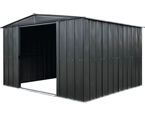 Metall Gartenhaus mit Schiebetür