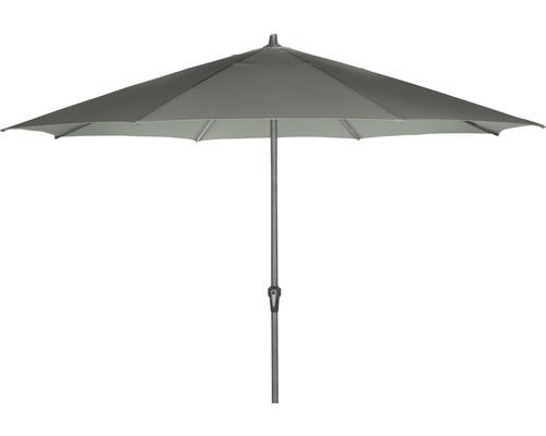 Parasol à manche central Avio Siena Garden Ø 350 cm gris foncé