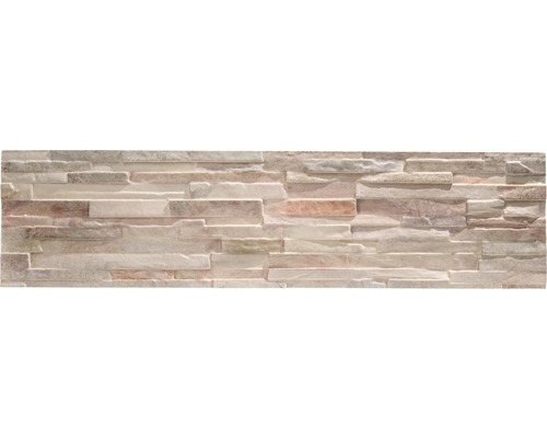 Panneau mural en mousse PSE Rebel of Styles UltraLight Colorado Stone crème 120x30x2 cm