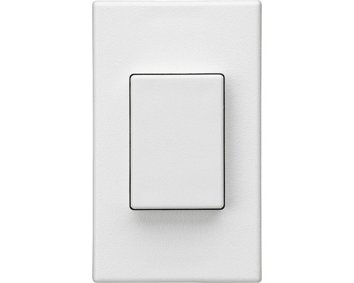 Poussoir FLF UP IP 20 blanc Interrupteur avec bouton carré