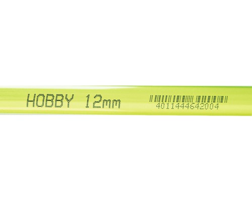 Tube en plastique HOBBY 100 cm Ø 12 mm extérieur