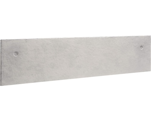 Plaque rectangulaire en pierre avec deux trous