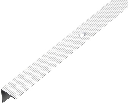 Profilé d'escalier Aluminium argent 21 x 21 x 1,8 mm x 1,8 mm , 1 m