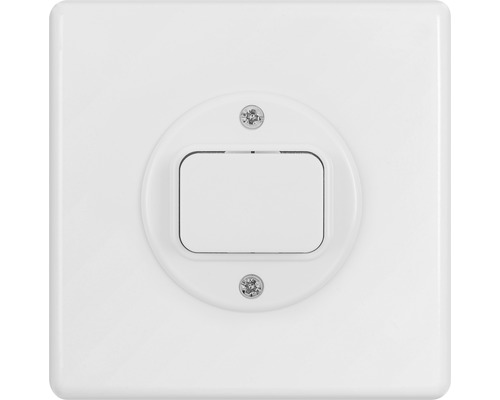 Bouton poussoir Basico UP IP 20 blanc