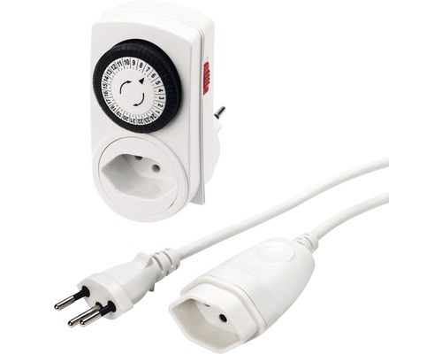 Td Verlängerung 3x1 mm2 weiss 5m T12/T13 mit Timer