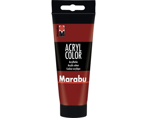 Peinture acrylique Marabu Acryl Color rouge rubis 100 ml Tube de peinture acrylique de Marabu