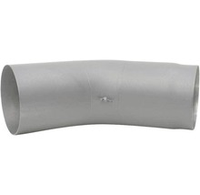 Tuyau coudé en plastique gris