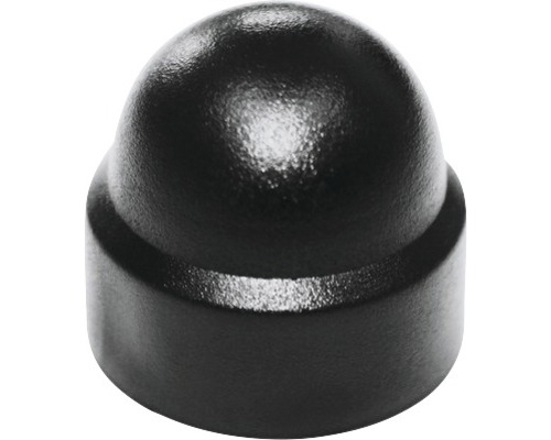 Cache pour vis six pans rond 12x19 mm noir 50 pièces Capuchon de protection en plastique