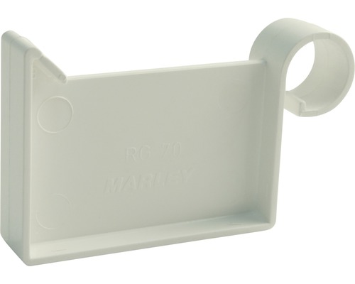 Embout pour chéneau rectangulaire Marley diamètre nominal 70mm blanc