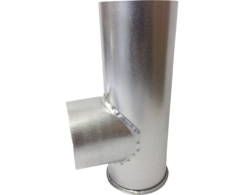 Raccord en T métallique pour systèmes de ventilation