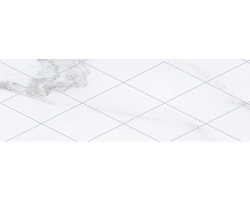 Feinsteinzeug Bodenfliese Brick Velvet-Geo blanco 11x33.15 cm