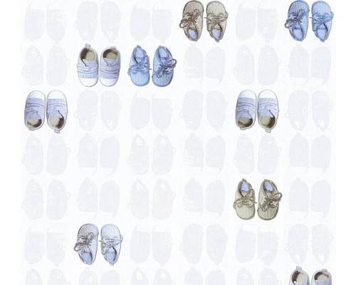Muster mit Babyschuhen