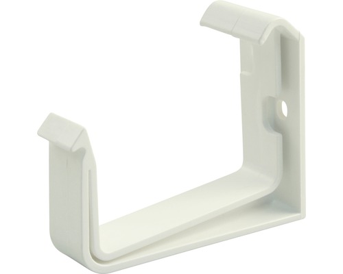 Support de gouttière Marley plastique carré blanc de signalisation RAL 9016 DN 70 mm