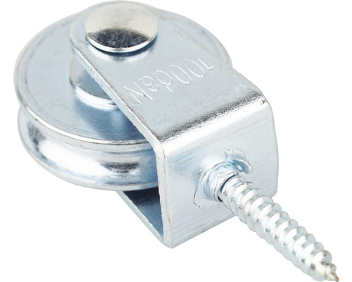 Einzelne Seilrolle mit Schraube für Befestigungen