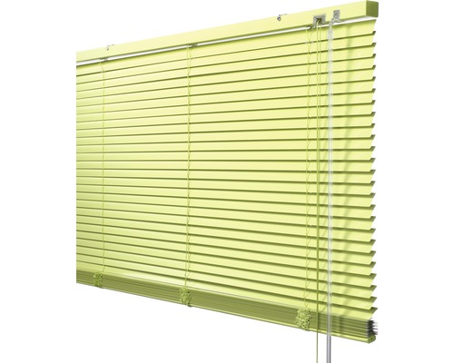 Store vénitien en alu Soluna avec fonction Dim-Out, 100x170 cm citron, avec 20% de lamelles supplémentaires pour un meilleur obscurcissement