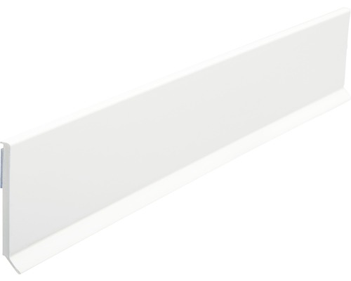 Baguette plate PVC avec lèvre d'étanchéité 2.5x40x1500 mm blanc