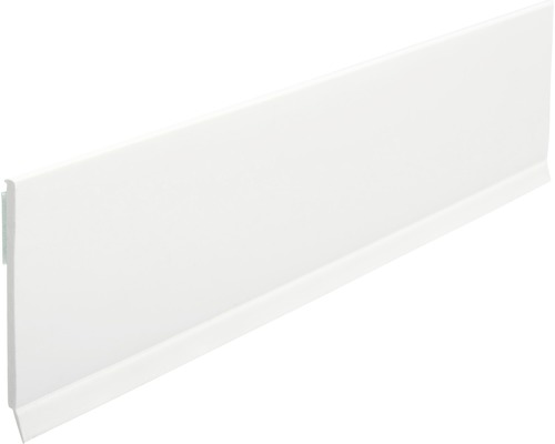 Baguette plate PVC avec lèvre d'étanchéité 2.5x50x1500 mm blanc