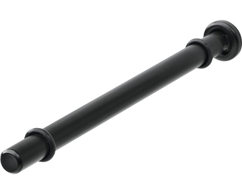 Dolle Regalträger Atlas Ø 12 x 200 mm schwarz 2 Stück Duschvorhangstange aus Metall