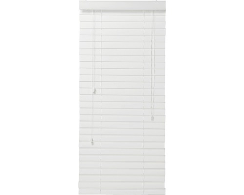 Weisse Jalousie für Fenster