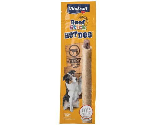 En-cas pour chiens au salami Vitakraft Beef-Stick® hot-dog, 40 g