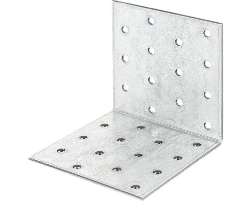 Winkelverbinder aus Metall mit Löchern