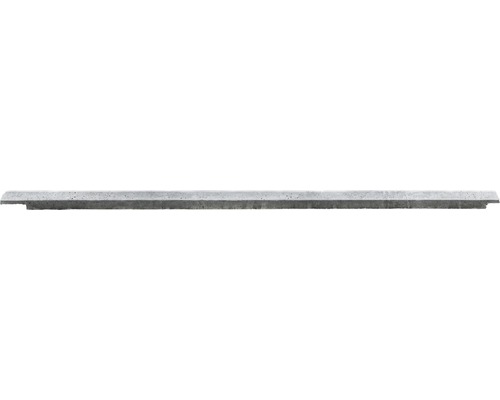 Barre supérieure de départ de clôture en béton standard à un côté 211/206x13x8cm