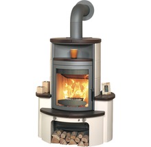 Kaminofen Hark Avenso ECOplus Keramik jola-braun/stone 6 kW