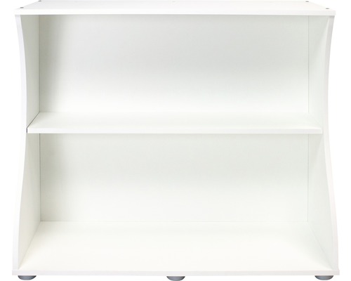 Meuble bas pour aquarium Fluval Flex 123 l ouvert 88 x 44 x 76 cm blanc