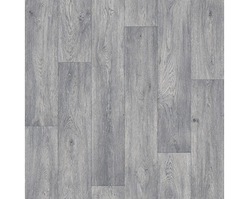 Sol PVC News Aged Oak aspect bois gris brun largeur 300 cm (au mètre)