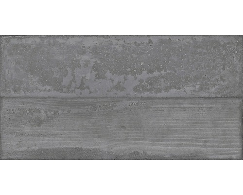 Carreau aspect béton avec structure bois