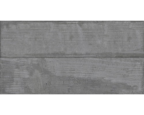 Carreau de béton gris aspect bois