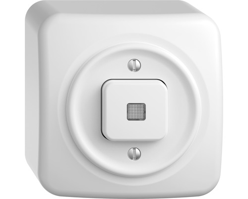 Bouton lumineux de contrôle Feller Standard Due AP S-Ö IP 20 blanc