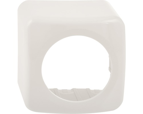 Cadre de recouvrement Feller Standard Due AP 1 fois 50 mm IP 20 blanc