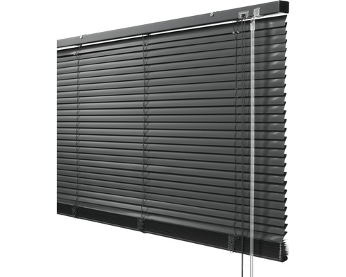 Store vénitien en alu Soluna avec fonction Dim-Out, 70x170 cm ardoise, avec 20% de lamelles supplémentaires pour un meilleur obscurcissement