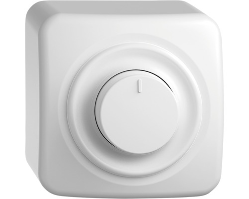 Variateur de découpage de phase Feller Standard Due AP 40-600 W IP 20 blanc Variateur rotatif pour montage mural
