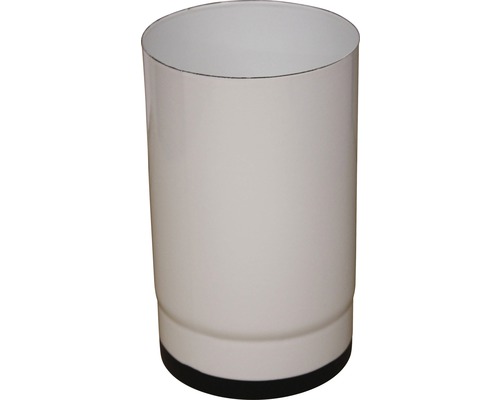 Conduit de poêle Ø 150 mm émaillé blanc 0.25 m Pluviomètre en plastique