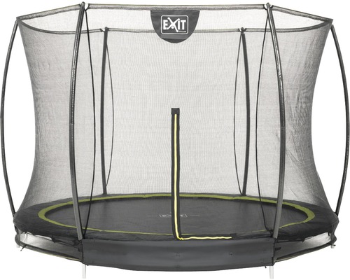 Bodentrampolin EXIT Silhouette Ground + Netz Ø 305 cm schwarz