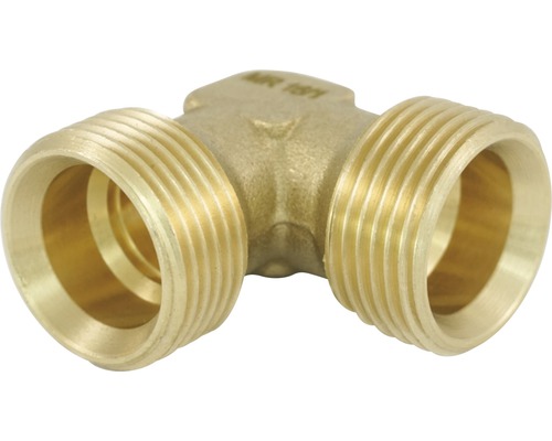 Klemm-90° Winkel 3/4" ko x 3/4" ko Winkelstück aus Messing mit Außengewinde