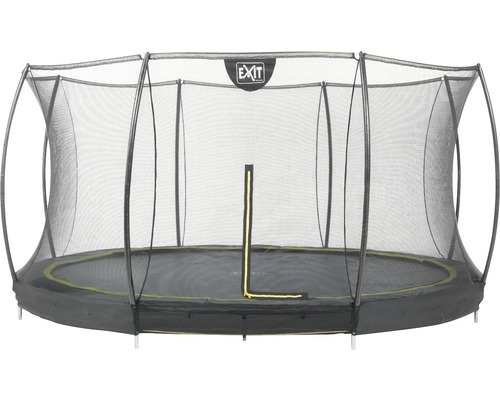 Bodentrampolin EXIT Silhouette Ground + Netz Ø 366 cm schwarz