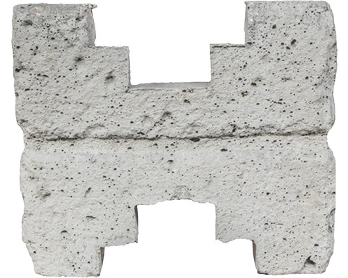 Chapeau pour poteau Mediterran Klassik Stein chapeau intermédiaire 20x20x10cm Pavé en béton profilé en H