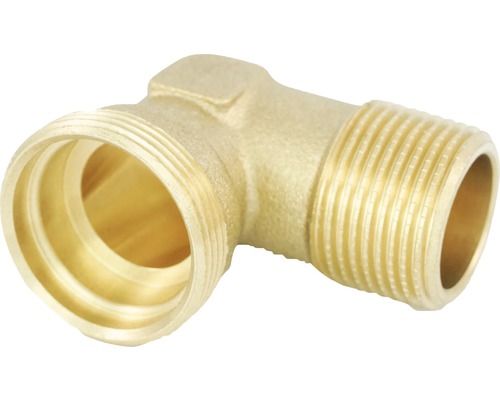 Klemm-90° Winkel M32 x 3/4" AG Winkelstück aus Messing mit Gewinde